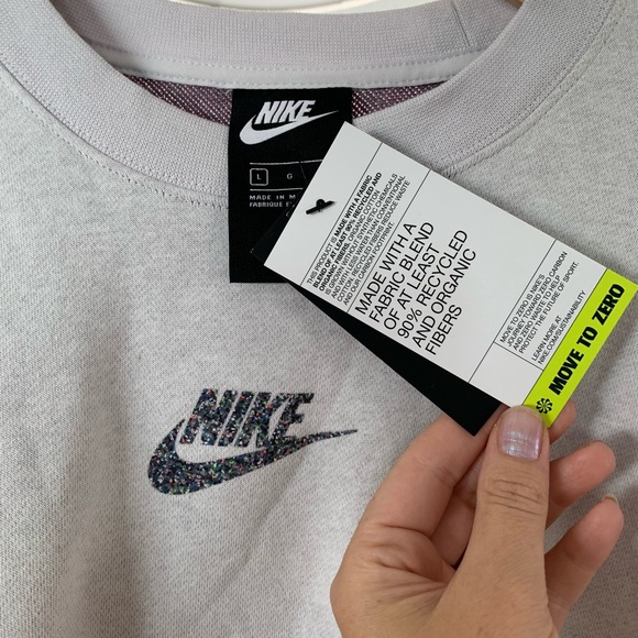 Nike Crewneck Sweater Organic Recycled Cotton - Picture 2 of 4